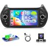 VECHTEL 8 CORE 4G+64G Autoradio Android 15 per FIAT Fiorino/Qubo/Peugeot Bipper/Citroen Nemo, 7'' HD IPS Touchscreen Stereo Auto co Carplay Android Auto senza Fili GPS WiFi USB Bluetooth FM RDS Camera
