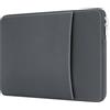 MicaYoung 11-11,6 Pollici Custodia Portatile Protettiva Borsa porta PC Computer Notebook Sleeve Cover Compatibile con Macbook 11 Pollici Samsung Asus Acer Dell HP Surface Thinkpad, Grigio