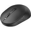 TECKNET Mouse Bluetooth, Mouse Wireless con 3 Modalità (BT5.2/3.0 e 2.4G), 1600 DPI Ottico Silenzioso Mouse Senza Fili Compatibile con PC, Mac, laptop, iPad,Portatile, Nero