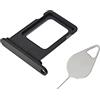 OnlyTech - Cassetto della Scheda SIM di Ricambio per iPhone 13 Nero (mezzanotte)