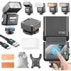 Godox IT32 Flash per Fotocamera TTL con Trigger X5S per Sony Camera 2.4G GN18 510 Flash a Piena Potenza Touchscreen Riflettore Integrato Luce LED Filtro Colore Magnetico