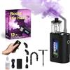 COLBOR CF3 - Macchina per il fumo portatile con telecomando, 30 W, ricaricabile, per fotografia, Natale, cosplay, mini nebulizzatore con illuminazione RGB e effetto Tyndall (uso interno/esterno)