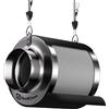 Hon&Guan Filtro a carboni attivi Grow 150mm x 200mm, filtro a carboni con spessore di 38mm RC48 in carbonio leggero per controllo degli odori, rimozione degli odori, lavaggio dell'aria per ventilatore