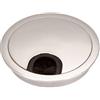 Set Di 8 Passacavi A Scatto In Nylon Nero, Per Fori Da 60 Mm, Con Otturatore, Per Gestione Cavi Da Scrivania