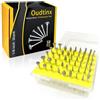 Oudtinz 50-Pezzo 1/8-Inch Shank Diamond rivestito Burrs Set Adatto agli utensili rotanti Dremel, Diamond Burr Set per gioielli, vetro, pietra, ceramica, ect.