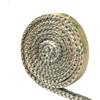 Protalwell Guarnizione per stufa a legna, guarnizione piatta autoadesiva per stufe e caminetti, larghezza 16 mm e spessore 9 mm, nastro in fibra di vetro resistente alle alte temperature, lunghezza 1,8 m