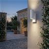 Applique Bidirezione GU10 con Sensore Crepuscolare IP65 - Corten