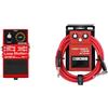 BOSS Pedale BOSS RC-1 Loop Station con cavo per strumenti BOSS BIC-10A-RD