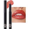 Lestpola Rossetto glitterato rosso, metallizzato Shimmer Lipstick, Diamond Shiny Matte Lipstick, Full Coverage, colore intenso, impermeabile, durevole e duraturo, lucidalabbra cremoso per donne e ragazze 11