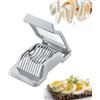 LCCOWOT - Affettatrice per uova sode, resistente, in acciaio inox, con corpo in alluminio, perfetta per uova, frutta, spam, funghi e molto altro ancora