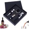 CTForest 4 Pezzi Set di Apribottiglie per Vino, Set Accessori Apri Vino Manuale, Set Sommelier con Apribottiglie, Adatto per l'Apertura Manuale di Vino Rosso e Birra