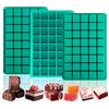 PacuM Confezione da 3 quadrati Gommosi da 40 cavità Stampi in Silicone per Caramelle Quadrati Stampo Silicone per Cioccolato Stampi Silicone Stampo a Cubo per Cioccolatini，per fare Caramelle al Cioccolato