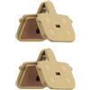 SG Store 2 Paia Di Pastiglie Freno Interamente In Metallo 33,8x29,3x4 Mm Compatibile Con Ninebot By Segway Max G3 G3D G3E