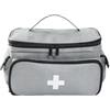 QIUPFGUT Borsa per medicinali, borsa impermeabile di primo soccorso, grande capacità borsa medica di emergenza, Mini Kit di Pronto Portatile Per Casa Ufficio Auto Viaggi(Grigio)