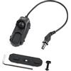 SBGJMY Torcia Tattica a Doppia Funzione Interruttore di Pressione remoto Interruttore Portatile M300 M600 Scoutlight Torcia per Mlok Keymod e Picatinny Rail System da 20 mm (Nero)