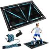 Kazaigou Tappetino da calcio per bambini, accessorio per allenamento da calcio, 60 x 90 cm, per il controllo della palla
