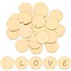 BENECREAT 24 PCS Placcato in Oro 18K tondi Vuoti Pendenti in Bianco con ciondoli per Cani Ciondolo orecchino a Forma di Braccialetto