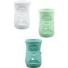 Docache Coperchi per biberon in silicone Set di 3 coperchi in silicone per naturale Compatibile con il vetro infrangibile e sicuro, protezione per biberon da 240 ml (A)