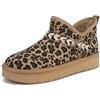 Blowfish Malibu Mokolo, Stivaletto Donna, Pelle Scamosciata Sintetica con Stampa Leopardata, 38.5 EU