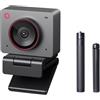 OBSBOT Meet 2 - Webcam 4K & Treppiede allungabile,PC con sensore da 1/2, Inquadratura e Autofocus AI,Modalità Bellezza, Leggero, HDR, Webcam con Microfono, 60 FPS,Web cam per streaming