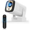 Magcubic HY310 Proiettore 4K, Mini Proiettore Portatile con WiFi 6 e Bluetooth 5.4, Ruotabile 180°, Messa a fuoco automatica Videoproiettore da soffitto hd, vocale remoto Air Mouse 2025 Aggiornato
