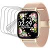 SRSRROP Pellicola salvaschermo 5pcs per Popglory p66 1.85 Smart Watch Trasparente TPU Pellicola Protettiva Schermo Touch Sensibile,qualità Premium HD Clear, Case-friendly, Auto Guarigione
