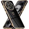 Mkej Cover per Honor Magic 7 Lite 5G, Custodia con Protezione Fotocamera, Cover Ultra Sottile ed Elegante in Silicone TPU, Placcatura Phnom Penh Design Custodia Antiurto Case
