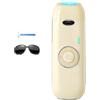 Haarlosy IPL Epilatore Luce Pulsata Indolore, 22J Epilatore Laser con Tecnologia Innovativa IGBT, Adatto per Uomini e Donne Corpo, Viso, Ascelle, Gambe (Bianco Avorio)