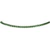 ZAVANA Collana Choker Tennis da Donna in Ottone Placcato Oro con Pietre Verdi - Girocollo Elegante Verde Brillante