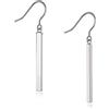 Limerencia Orecchini Pendenti in Titanio, G23 Leggero Verticale Bar Drop Orecchini, Orecchini a Pendente Anallergici per le Donne
