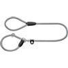 HUNTER Retriever - Guinzaglio per cani FREESTYLE EIBY, colore: grigio, regolabile in modo continuo, collare integrato, robusto, resistente alle intemperie, corda in poliammide, dimensioni: 8/170