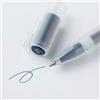 Muji - Set di penne con inchiostro gel, tipo a tappo (confezione da 3 pezzi) (blu navy, 0,5 mm)