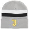 Juventus - Berretto Invernale con Logo, Prodotto Ufficiale, Grigio