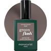 Manucurist Smalto Semipermanente Green Flash Clay Taupe - Smalto Gel Unghie UV & LED - 12-Free, Bio-Based (84%) - Manicure Professionale - 15 ml