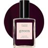 Manucurist - Green Smalto Unghie Viola Aubergine - Smalto classico 9-Free - Smalto per Unghie Vegano e di Origine Biologica (80%) - Manicure Professionale - 15ml - Nail Polish