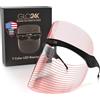 GLO24K UNLEASH THE POWER OF GOLD GLO24K Maschera di bellezza a 7 colori LED. Trattamento termale professionale con terapia della luce per una pelle radiosa e luminosa.