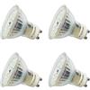 SEBSON Lampadina LED GU10 5W (Equivalente a 30W) - 350lm Bianca Calda 3000K Dimmerabile - Angolo di Diffusione 110° - Lampadina Spot LED 230V - Set da 4