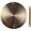 Softifund Piastra diffusore di calore da 28 cm per stufa elettronica a gas, adattatore per cottura a induzione Softifund con manico per rimuovere pentole per latte e caffè, vassoio per scongelare carne