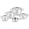 Fissler Original Profi Collection®Retro Set 5 pezzi con coperchio in metallo KT16/20/24+BT20+STK16