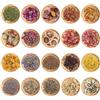 Xbessc 20 Borse Fiori Secchi Naturali Fiori di Sapone Fiori Essiccati Decorativi Rosa Crisantemo Nontiscordardime Lavanda Magnolia Gelsomino per Fai da Te Sapone Candele Decorare Gioielli in Resina