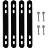 GREATRICH Cestino Bicicletta Posteriore, Supporto Universale in Acciaio Robusto, Adattatore per Cestino Per Bici Anteriore e Posteriore, Montaggio Facile, per Bici Cittadine, Mountain Bike e E-bike