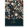 Häfft® Trendstuff Taccuino A5 a quadretti con segna libro Pretty Flowers