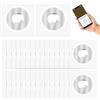 AXFEE 30 Pezzi Etichette NFC Adesive Chip, NFC Ntag216 Riscrivibili NFC Chip, Carte NFC Programmabili 888 byte Memoria, NFC Tag per Tutti i Telefoni e Dispositivi Abilitati NFC, 25mm Rotonde