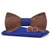 BEFORBIO Papillon in legno fatto a mano, chic e alla moda, accessorio alla moda o idea regalo. Facilmente regolabile., Grigio 01, Taglia Unica