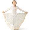 Willow Tree Willow Tree Farfalla Figurina, resina, Beige, 65x145x165 cm