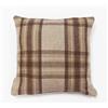 StylemyBedroom Divano letto o cuscini in 100% cotone scozzese Highland design divano letto coperta o cuscini … (natirale, federa)