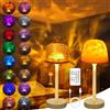 Mineup Lampada Aurora Boreale, 16 Colori Proiettore Stelle Soffitto, Telecomando Luce Notturna Bambini, Proiettore Aurora Boreale Lamp Per Camere Da Letto,Salotto,Giochi,Feste Atmosfera Lampada