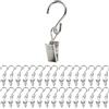 Your Day Mate Morsetti per Tenda con Ganci a S, 30 pezzi, in Argento, clip flessibile multiuso per tende con gancio scorrevole, Occhielli clip per tende, s-anelli, clip per tende ad anelli, anelli tende, ganci clip
