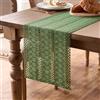 Dorunfeey Runner Verde Salvia Juta Tessuto 30x183 Boho Chic Elegante Modern Centrini Moderni per Mobili Shabby Chic Casa Runner Tavola Moderno Centro Tavola Quadrato per Camera da Letto Tavolo da Cucina Mobile