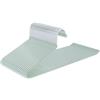 ABHENG Grucce per pantaloni, Gancio Grucce per Pantaloni, confezione da 20, Appendiabiti Salvaspazio Bianca, Gruccette in Acciaio Inox, Cromate, 38 x 0,5 x 13 cm, Verde, AIY0520GR